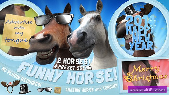 Funny Horse Opener - After Effects Project (Videohive)