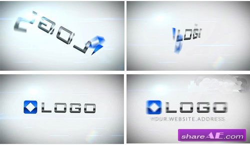 3D Corporate Business Logo Flare Creation From Pieces - After Effects Project (Pond5)