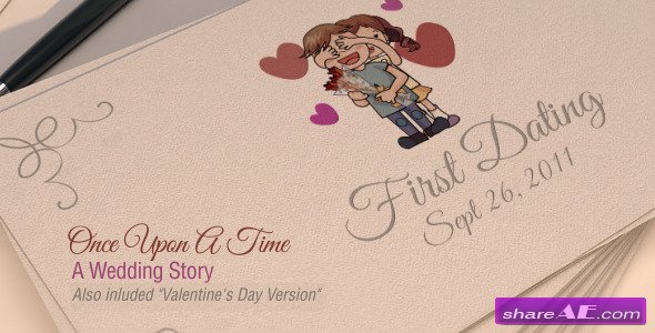 Once Upon A Time - A Wedding Story - After Effects Project (Videohive)