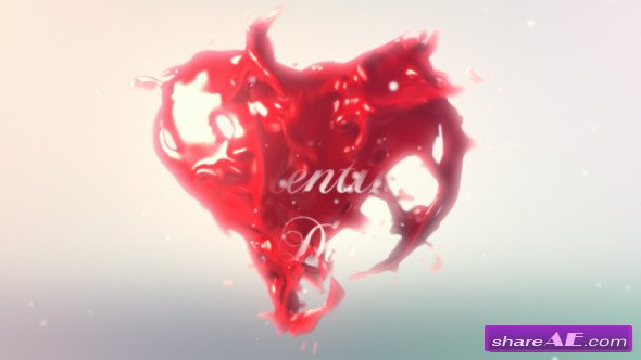 Valentines Heart Logo Reveal - After Effects Project (Videohive)