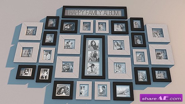Family Photowall - After Effects Project (Videohive)