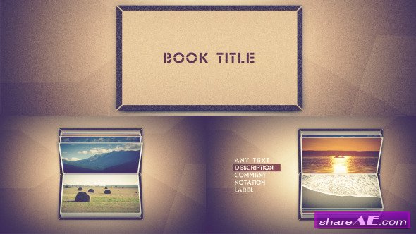 Photo book scrolling - After Effects Project (Videohive)