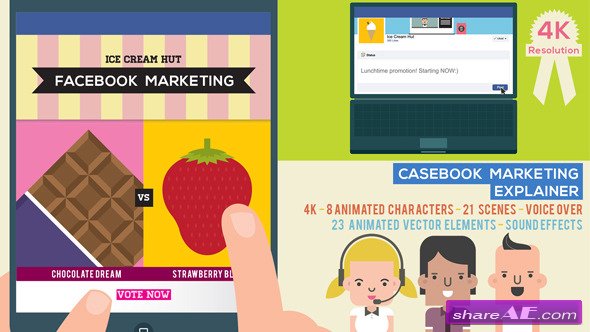 Casebook Marketing Explainer - After Effects Project (Videohive)