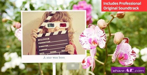 Photo Gallery with Sunny Flowers - After Effects Project (Videohive)