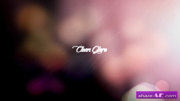 Clean Glare - After Effects Project (Videohive)