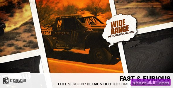 Fast & Furious - After Effects Project (Videohive)