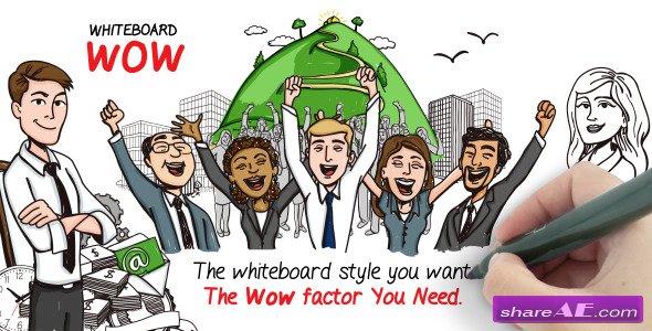 Whiteboard Wow - After Effects Project (Videohive)