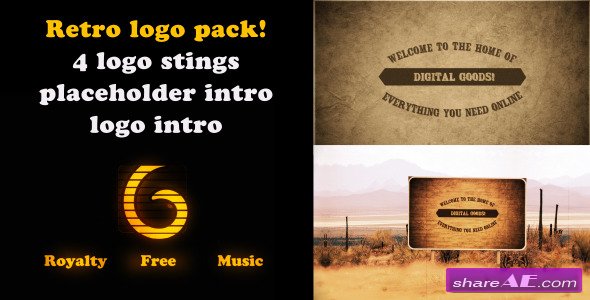Retro Logo intro pack - After Effects Project (Videohive)