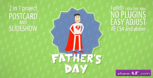 Father's Day Slideshow - After Effects Project (Videohive)