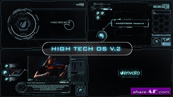 High Tech OS V.2 - After Effects Project (Videohive)