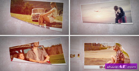 Simple & Clean Paper Slideshow - After Effects Project (Videohive)