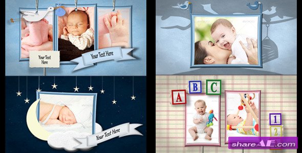 after effects template baby gallery free download