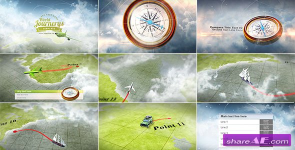 World Journeys - After Effects Project (Videohive)