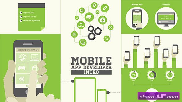 Mobile App Developer Intro - After Effects Project (Videohive)