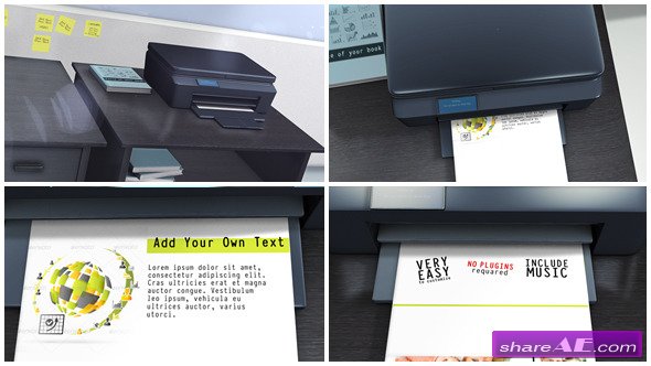Printer Promo - After Effects Project (Videohive)