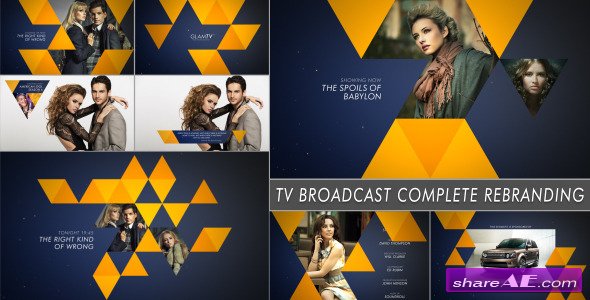 TV Broadcast Complete Rebranding - After Effects Project (Videohive)