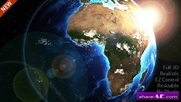 Planet Earth 3 - Zoom anywhere anytime - After Effects Project (Videohive)