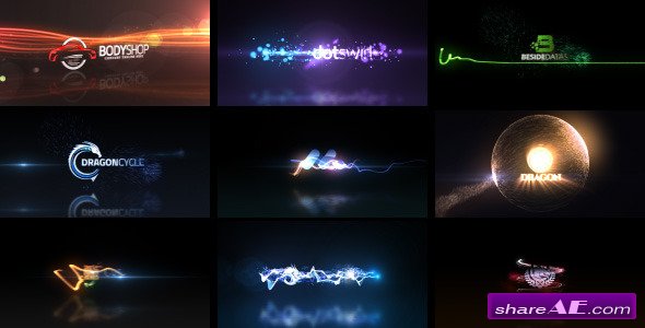 Quick Logo Sting Pack 04: Glowing Particles - After Effects Project (Videohive)