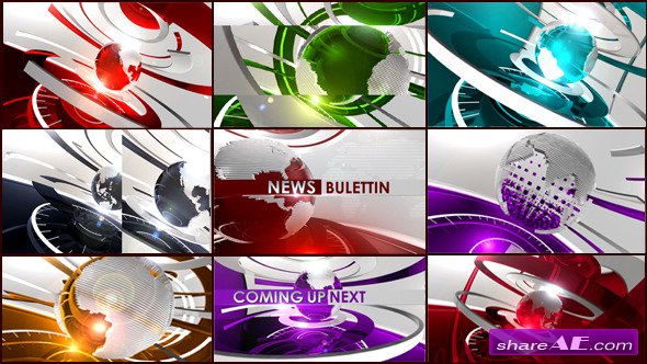 after effects template broadcast news package intro free download