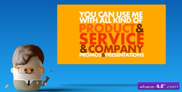 Animated Promo Presenter - After Effects Project (Videohive)