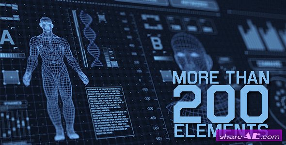 Sci-fi Interface HUD Package - After Effects Project (Videohive)