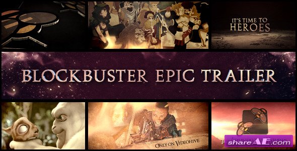 Blockbuster Epic Trailer - After Effects Project (Videohive)