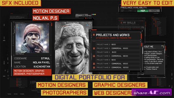 Digital Portfolio - After Effects Project (Videohive)