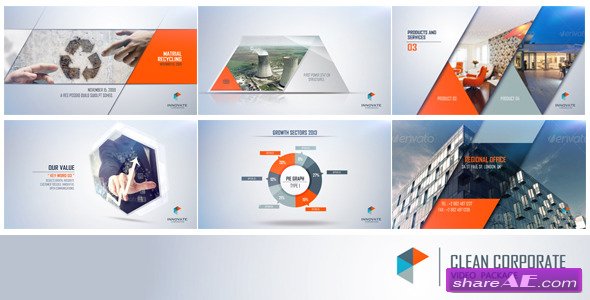 after effects project files clean corporate videohive free download