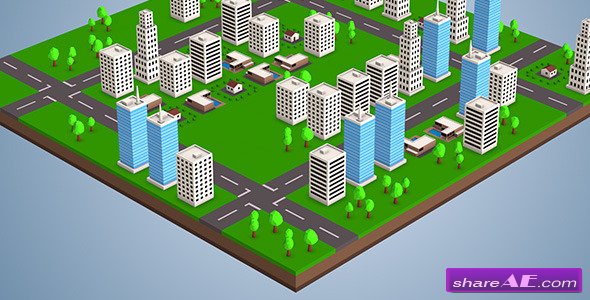 Isometric City - After Effects Project (Videohive)