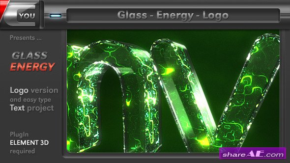 Glass Energy Logo - After Effects Project (Videohive)
