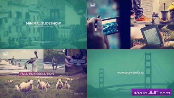 Minimal Slideshow Project - After Effects Project (Videohive)