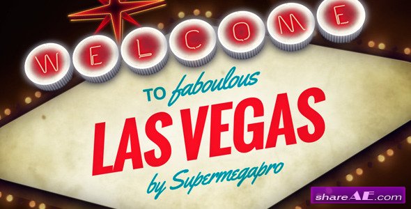 Welcome to Fabulous Vegas Logo Opener Animation - After Effects Project (Videohive)