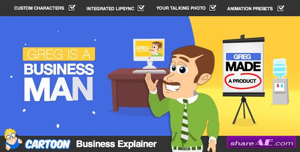 Cartoon Business Explainer - After Effects Project (Videohive)