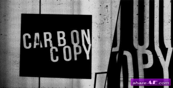 CarbonCopy Type Promo - After Effects Project (Videohive)
