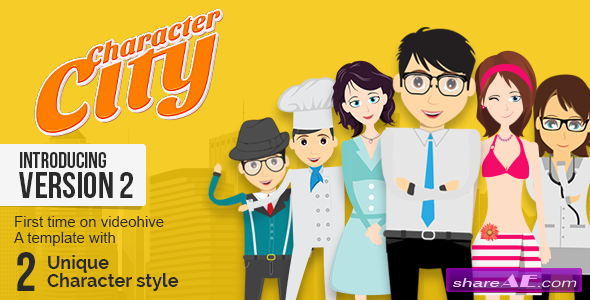 Character City - Explainer Video Toolkit - After Effects Project (Videohive)