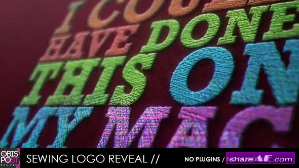 Sewing Logo Reveal - After Effects Project (Videohive)