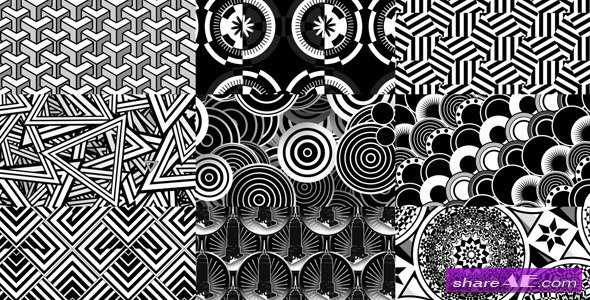 Art Deco Background Patterns 1 - After Effects Project (Videohive)