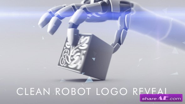 Clean Robot Logo Reveal - After Effects Project (Videohive)