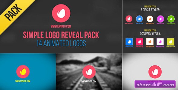 Simple Logo Reveal Pack - After Effects Project (Videohive)