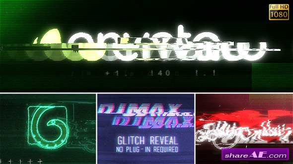 Glitch Reveal - After Effects Project (Videohive)