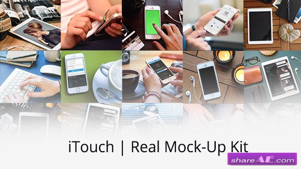 iTouch | Real Mock-Up Kit - After Effects Project (Videohive)