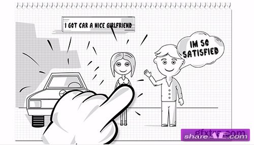 Whiteboard Career Storyboard - After Effects Project (Videohive)