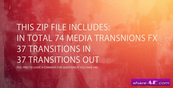 Media Transitions FX Pack Vol.2 - After Effects Project (Videohive)