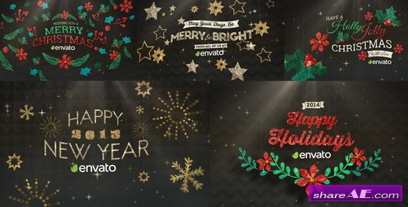 Hanging Holiday Greetings Pack - After Effects Project (Videohive)