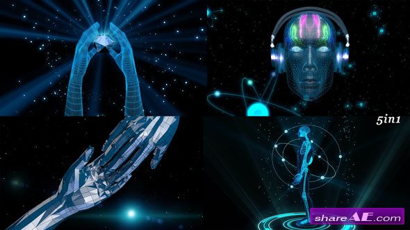 VJ Space Human - Motion Graphics (Videohive)