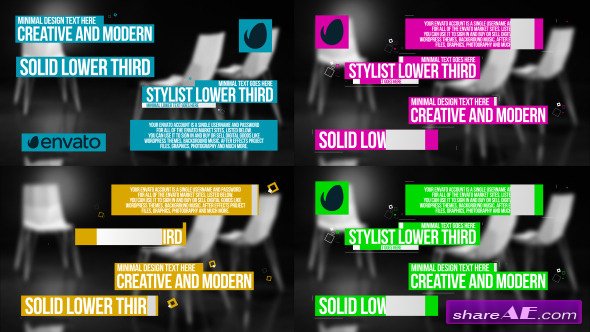 Solid Lower Third - After Effects Project (Videohive)