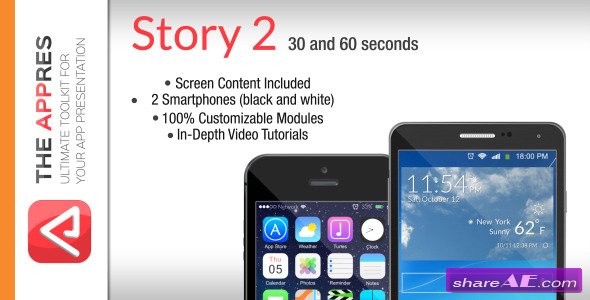 Mobile App Promo - Story 2 - The Appres - After Effects Project (Videohive)