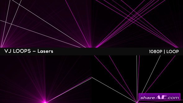VJ Loops - Lasers - Motion Graphic (Videohive)