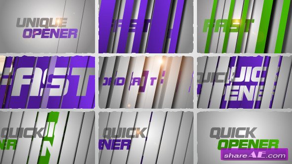 Videohive Quick Opener - After Effects Project