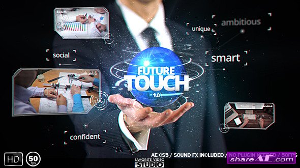 Videohive Future Touch v1.0 - After Effects Project